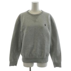 スウェット トレーナー ロゴ 刺繍 S グレー /AN38