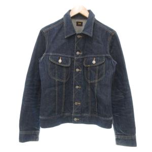 デニムジャケット Gジャン ステッチ 長袖 L 青 ブルー /NU