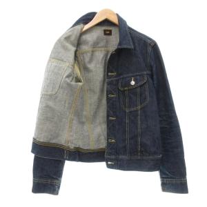 LEE デニムジャケット Gジャン ステッチ 長袖 L 青 ブルー /NU