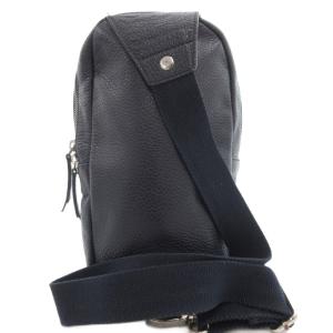 COLE HAAN ショルダーバッグ 斜め掛け クロスボディ ロゴ レザー 紺 ネイビー /GV