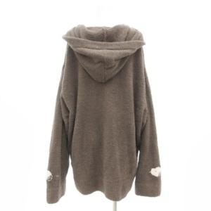 gelato pique × SNOOPY スヌーピー ルームウェア フリースパーカー ジップアップ M グレー PMNT205902