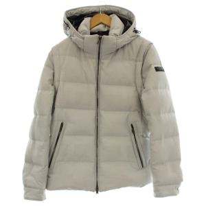 ダウンジャケット 2WAY ベスト切替 L ライトグレー 51F15-225-04