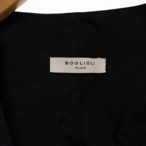 BOGLIOLI ベスト ジャケット 切替 ウール 48 グリーン 黒 /BM