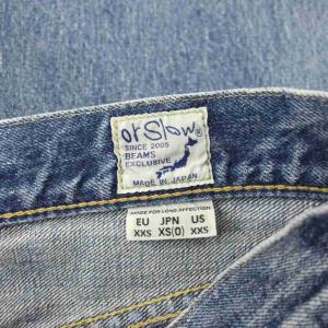 orSlow BEAMS No.8 DENIM NEW デニムパンツ ジーンズ ストレート ジップフライ XS インディゴ