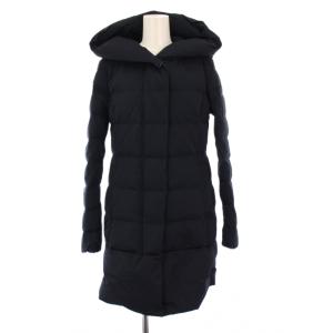 PUFFY PRESCOTT フード付き ダウンコート S ブラック WWOU0293