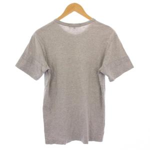 COMME des GARCONS AD2009 Tシャツ カットソー 半袖 クルーネック ロゴ プリント ストレッチ S グレー /BB