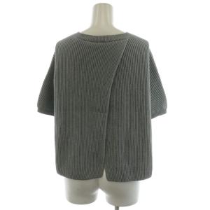 MAX MARA WEEKEND LINE ニット セーター 半袖 XS グレー 536618896700 /AN53