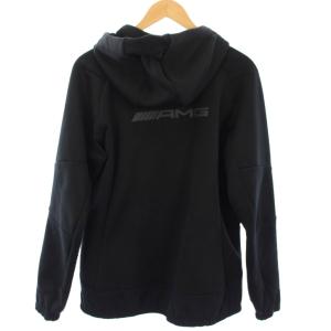 DESCENTE メルセデスベンツ AMG ジップアップパーカー 長袖 L 黒 DMMMJC23ZB /TK