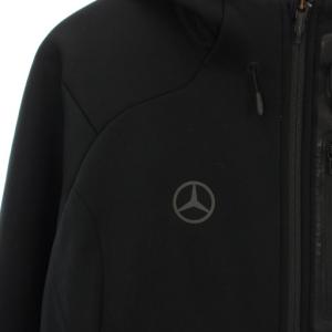 DESCENTE メルセデスベンツ AMG ジップアップパーカー 長袖 L 黒 DMMMJC23ZB /TK