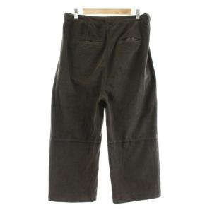 KristenseN DU NORD コーデュロイパンツ ワイド ジップフライ コットン 2 茶 ブラウン W-320 /KU