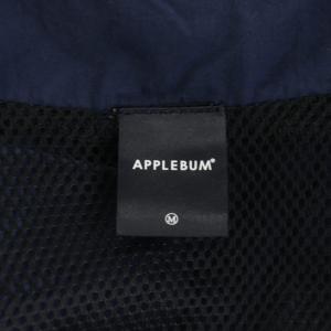APPLEBUM ブルゾン ジャケット ロゴ 刺繍 M 紺 ネイビー /AN64