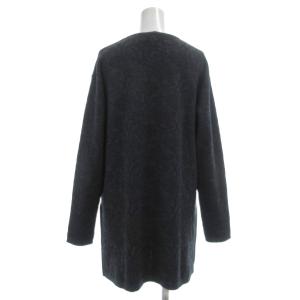 BALLY 美品 ニット 長袖 ウール イタリア製 44 ダークグリーン 総柄 /YJ