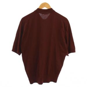 AURALEE 25SS SUPER HIGH GAUGE COTTON KNIT POLO 3 ブラウン