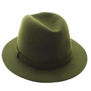 A.P.C. ウール 中折れハット 中折れ帽 S カーキ /G