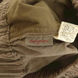 Babaghuri イージーパンツ コーデュロイ 茶 ブラウン J0534FPM924M /AN2