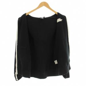 THE NORTH FACE リアビューフルジップフーディ パーカー 長袖 ジップアップ ロゴ 刺繍 スウェット地 S 黒 ブラック