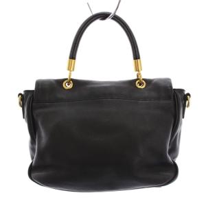 MARC by MARC JACOBS ハンドバッグ レザー 黒 ブラック /YM