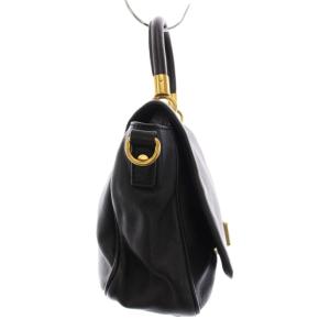 MARC by MARC JACOBS ハンドバッグ レザー 黒 ブラック /YM