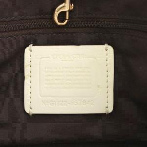 COACH シグネチャー ドローストリング キャリーオール ハンドバッグ トートバッグ ショルダーバッグ レザー PVC