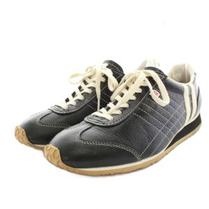 PATRICK パミール PAMIR スニーカー シューズ レザー 37 黒 ブラック 27071 /YT