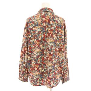 A.P.C. シャツ ブラウス 長袖 花柄 34 赤 レッド 黄 イエロー 青 ブルー 23216-1-75462 /YT