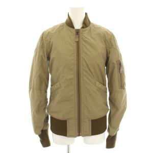 MA-1 中綿ブルゾン ミリタリージャケット アウター プリマロフト FREE ベージュ カーキ 3AJ-2380