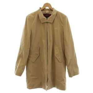  ハリントンマックコート ライナー付ステンカラーコート XS ベージュ ネイビー ライナー着脱可能 F2488