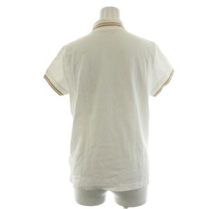 MONCLER MONCLER MAGLIA POLO MANICA CORTA ポロシャツ 半袖 ロゴ ワッペン M