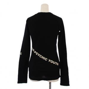 Hysterics カットソー 長袖 ロゴ ウール F 黒 /BM