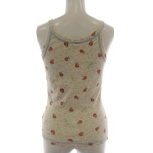 HYSTERIC GLAMOUR タンクトップ キャミソール FREE アイボリー キャラクター 総柄 2CR-2450 /AP