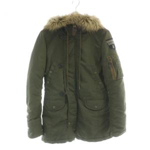 プリマロフト N-3B ブルゾン ジャケット モッズコート F カーキ オリーブ グリーン 緑 ファー