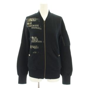 タイプロゴスウェットジャケット ブルゾン アウター FREE 黒 ブラック 3CJ-0330 /YT