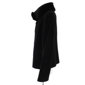 VIVIENNE TAM チャイナジャケット アンゴラ ウール 2 ブラック 016-251032