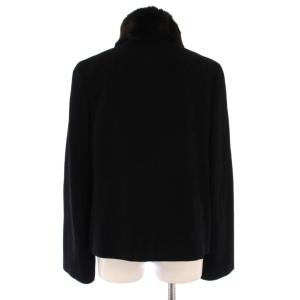 VIVIENNE TAM チャイナジャケット アンゴラ ウール 2 ブラック 016-251032