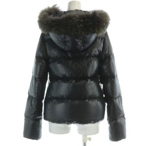 DUVETICA アダラ Adhara ダウンジャケット 38 黒 ブラック ファー取り外し可能 MFG-1035R /AP