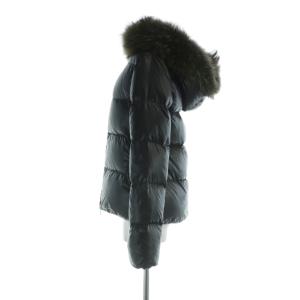 DUVETICA アダラ Adhara ダウンジャケット 38 黒 ブラック ファー取り外し可能 MFG-1035R /AP