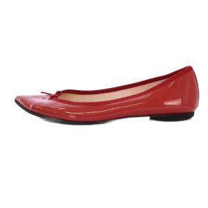 Repetto ブリジット BRIGITTE パンプス フラット ポインテッドトゥ エナメル 40 赤 /BM