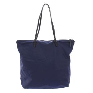 TORY BURCH トートバッグ ハンドバッグ ナイロン ロゴ ワンポイント 紺 ネイビー /BB