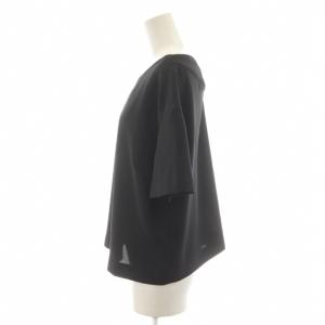 ADORE バックデザインドライジョーゼットブラウス シャツ 半袖 38 黒 ブラック 531-8110402 /RR