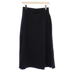 22AW ドライポンチビックタックカットソースカート ロング 38 紺 531-2220709 /BM
