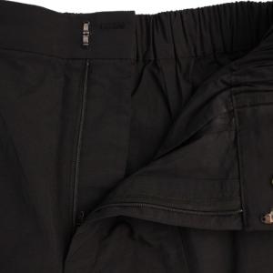ADORE 25SS エアリープレーンクロスパンツ ジップフライ ナイロン 38 黒 531-5130300 /BM