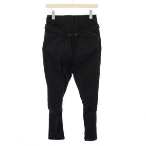 KAPITAL サルエルパンツ ボタンフライ S 黒 ブラック /BB
