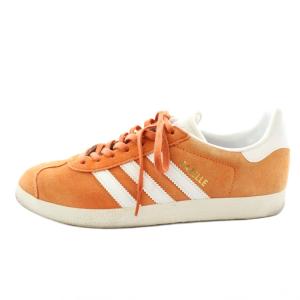 GAZELLE ガゼル スニーカー ローカット スエード US8 25.5cm オレンジ DB3294