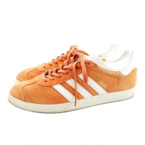 adidas Originals GAZELLE ガゼル スニーカー ローカット スエード US8 25.5cm オレンジ DB3294