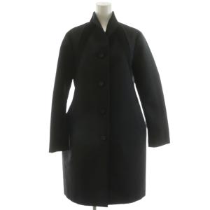 3Dスチーム プリーツ切替 コート 2 ブラック IM33FA516