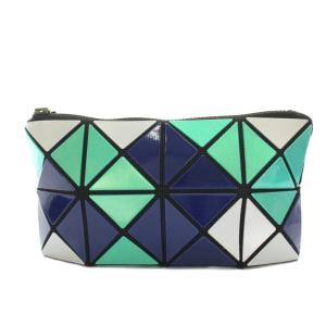 BAOBAO ISSEY MIYAKE ルーセントプリズム Lucent Prism ポーチ 化粧ポーチ ビニール メタリックカラー 紺 ネイビー