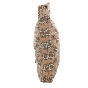 Needles ナイロンタッサーミニブックバッグ ショルダーバッグ ポシェット ベージュ 総柄 EJ036 /IU