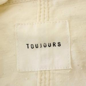 TOUJOURS オールインワン ジャンプスーツ パンツ つなぎ 2 生成り アイボリー /G