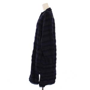 KristenseN DU NORD ワンピース ボーダー フリル ウール シルク 2 Z-360