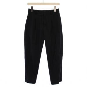 スラックスパンツ ジップフライ ウール 1 黒 578-9243002 /BM